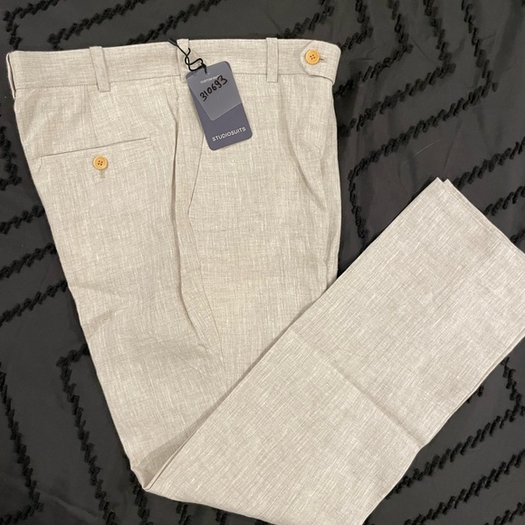 Studio Suits Men’s Custom Pure Linen Suit + custom linen shirt - Picture 9 of 16